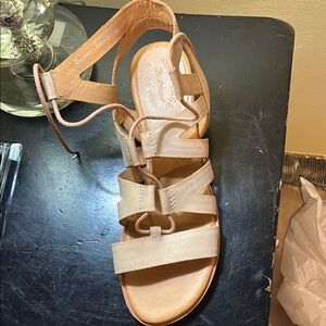 Kork-Ease Women's 2” Heel Comfortable Tie up Leather.  
New without Box